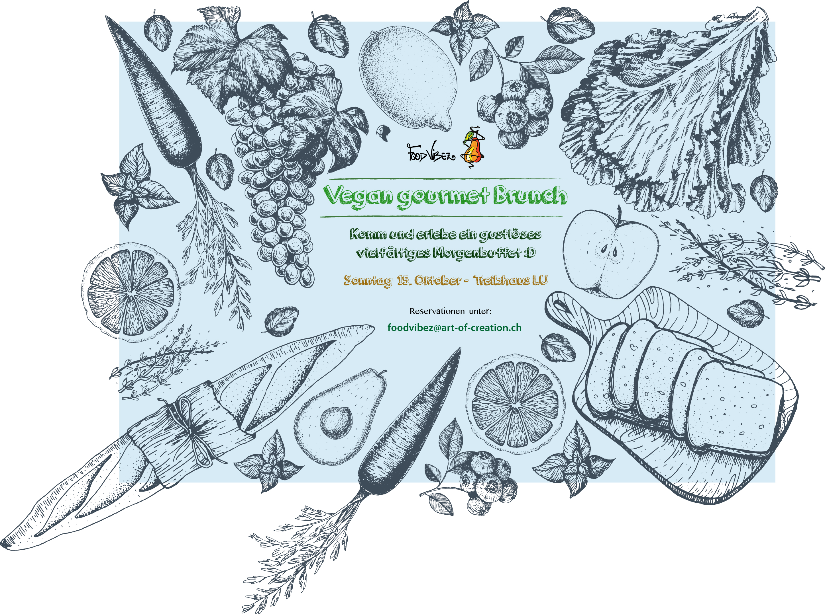 Vegan gourmet Brunch / 15. Okt. 2017 / Treibhaus Luzern